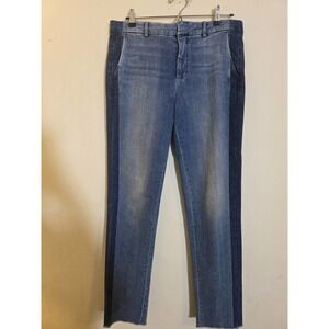 Vince Women's Sz 30 Strapping Sunset Blvd Tuxedo Stripe Jeans Modern Minimalist